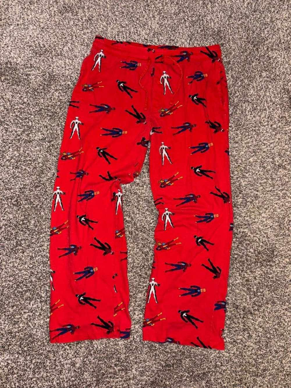 Red Spiderman into the Spiderverse Pajama Pants